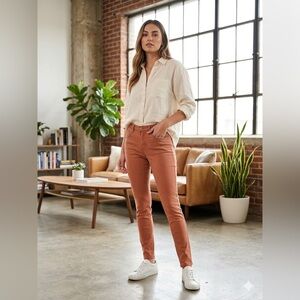 Title: Soundstyle by Beau Dawson Jamie Skinny Jeans Dark Peach NWT Size 6